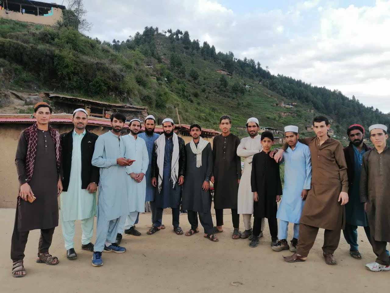 Natural beauty of Dheri Katti Khel with green fields and hills