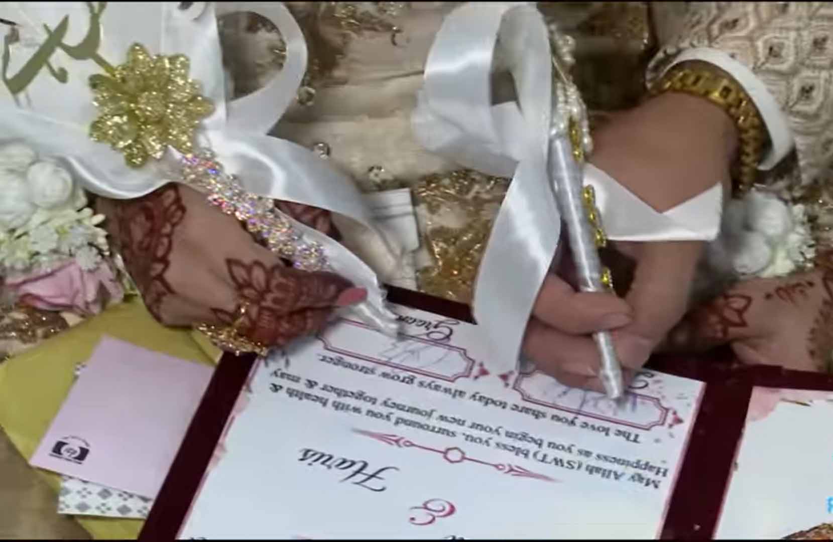 dr nabiha and haris khokhar nikkah