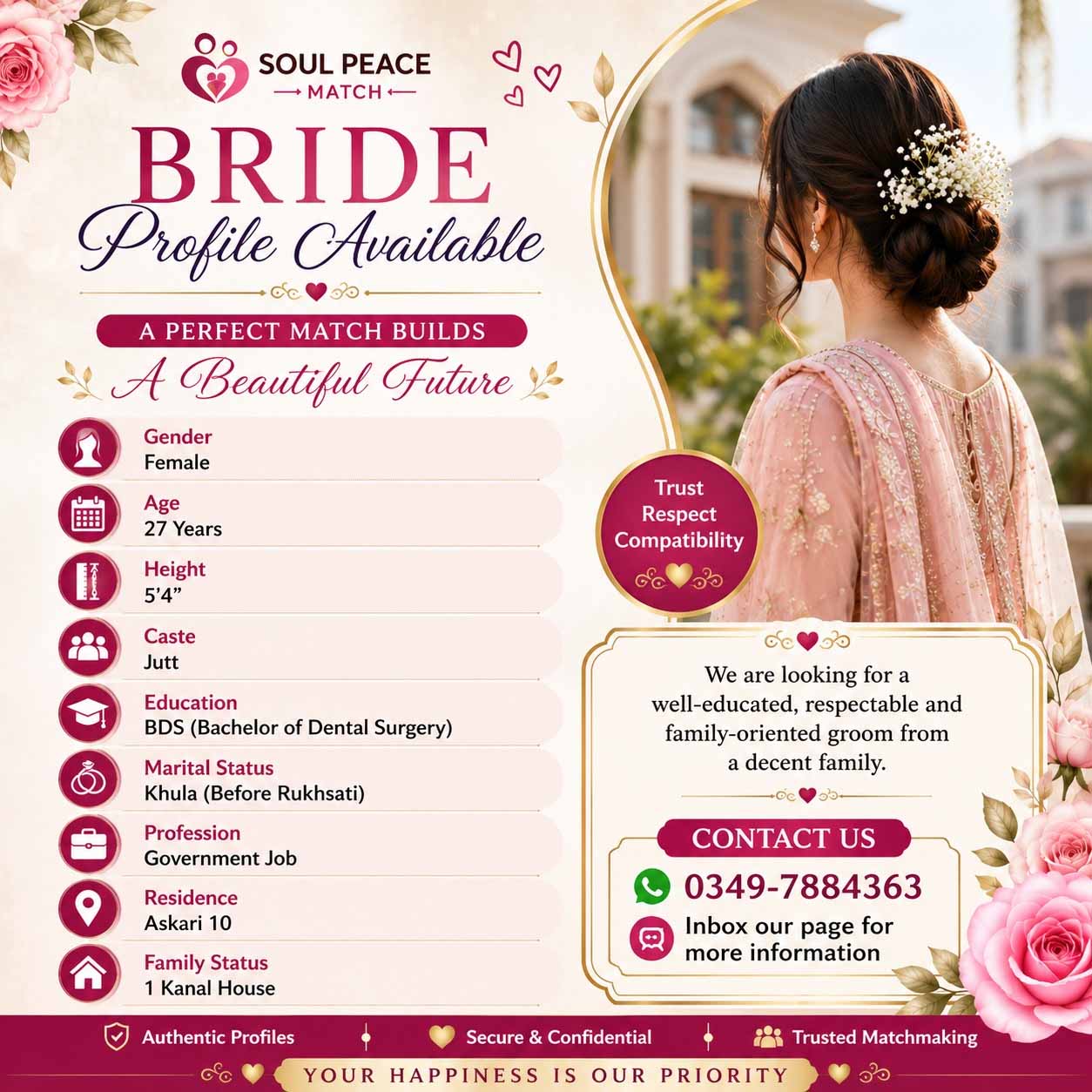 Matrimonial Matchmaking