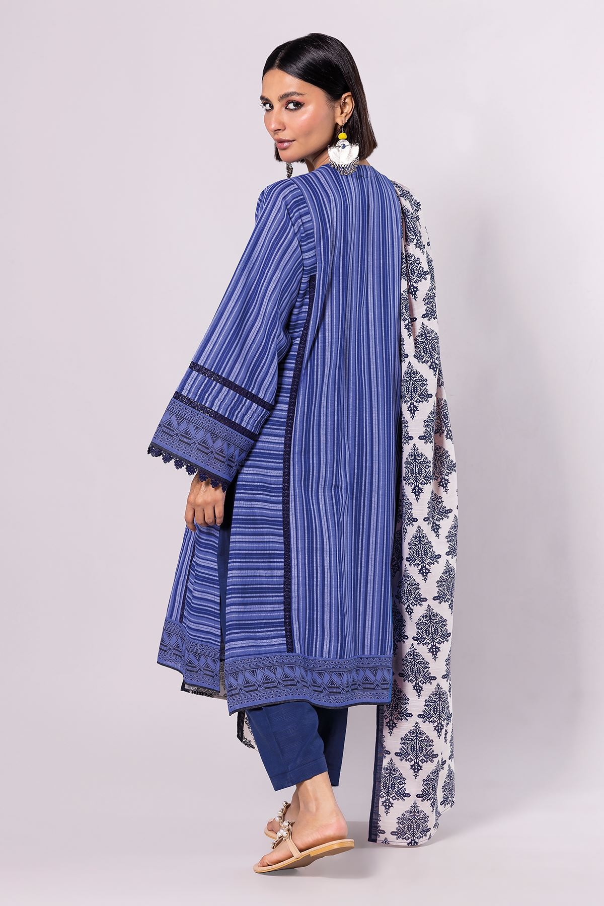 Khaadi Khadder Fabrics 3 Piece Suit - 5050.pk