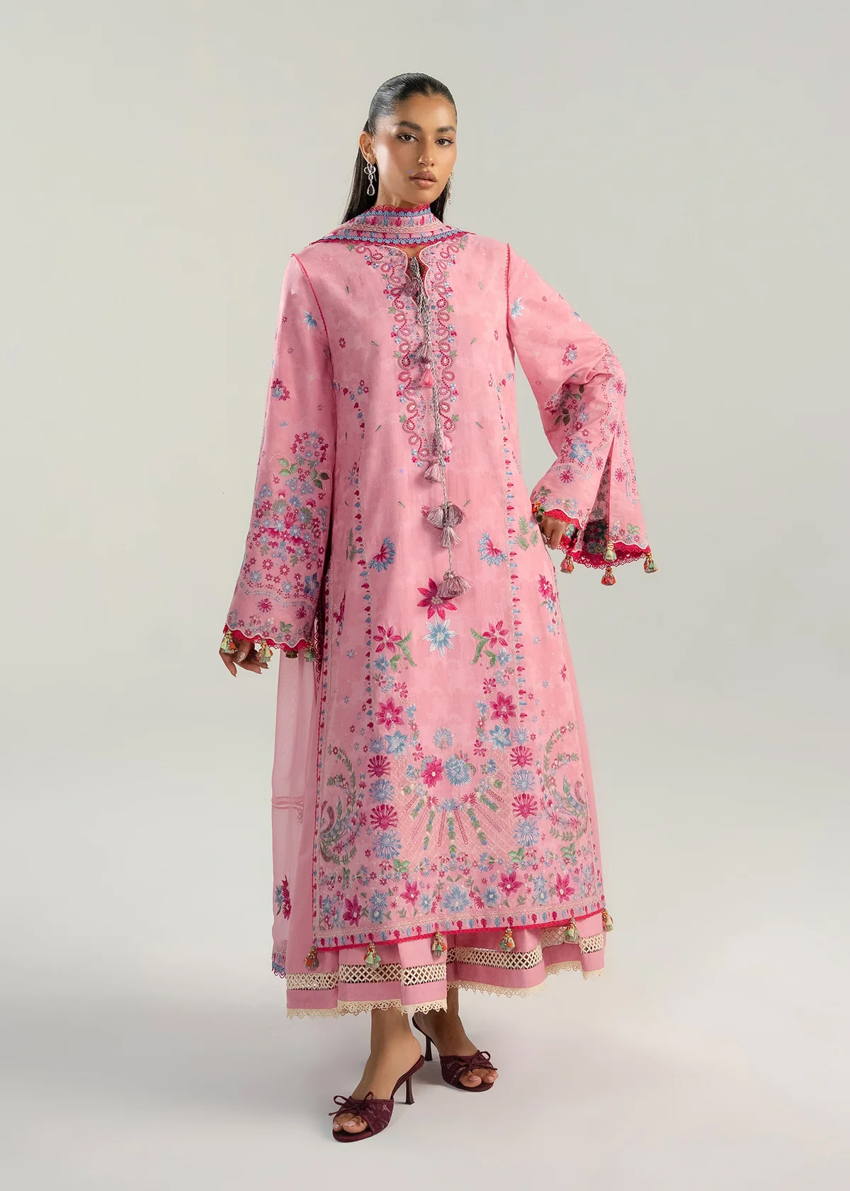 Hussain Rehar Zan SS26 Pembe