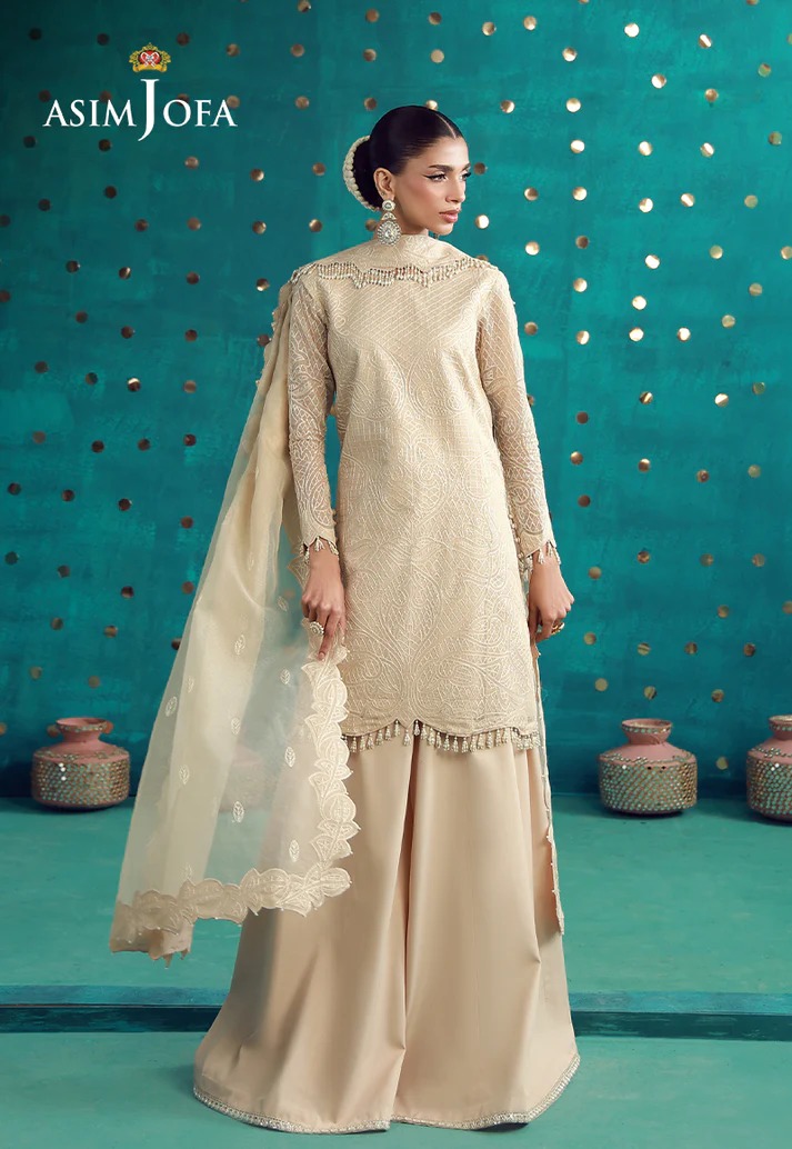 Asim Jofa Unstitched Luxury AJULFB-02