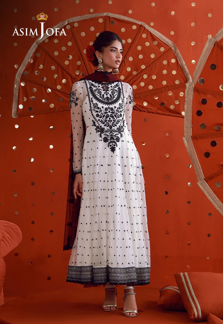 Asim Jofa Unstitched Luxury AJULFB-03