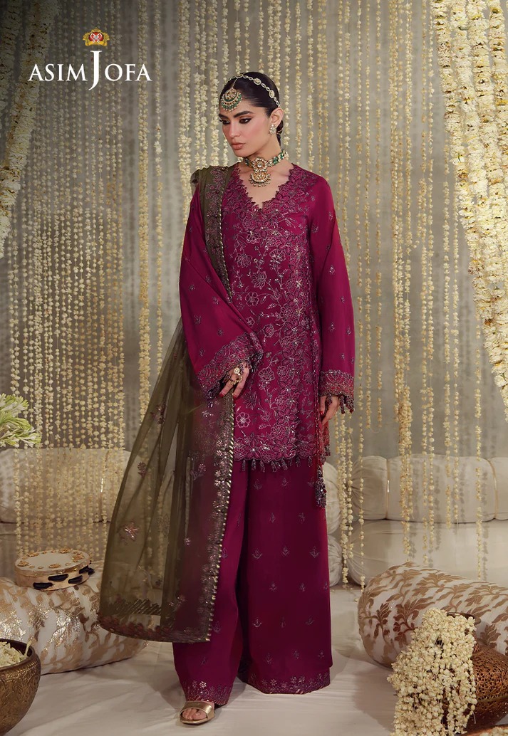 Asim Jofa Unstitched Luxury AJULFE-06