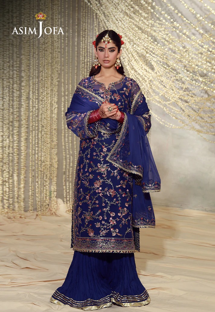 Asim Jofa Unstitched Luxury AJULFE-10
