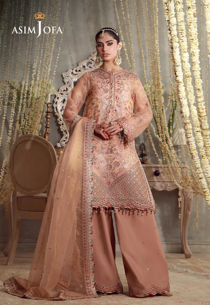 Asim Jofa Unstitched Luxury AJULFE-12