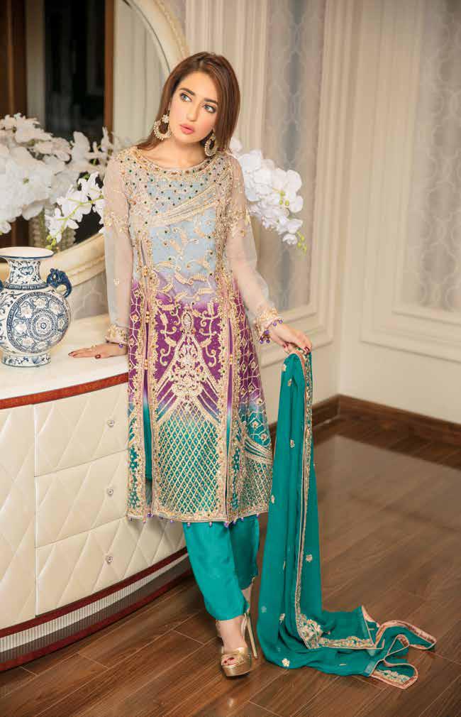 Ramsha - Chiffon  3pc