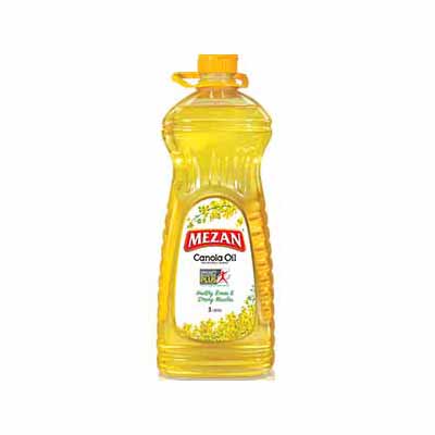 Oil Mezan Canola Oil Bottle