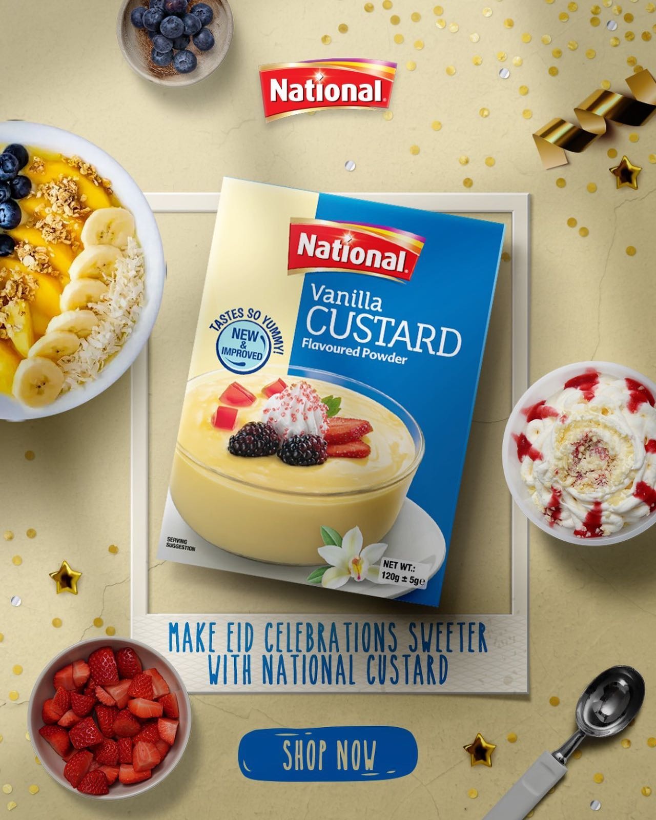 national vanilla custard price in pakistan