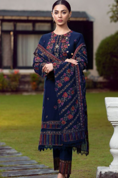 GULBHAG RANGE SHAWL BLUE