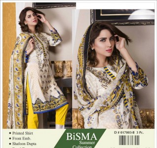 Original BISMA Embroidery Lawn Collection