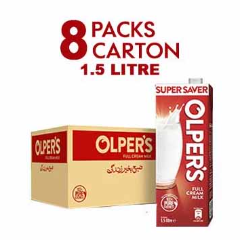 Olpers Full Cream Milk 1500ml Helicap 8 PCs