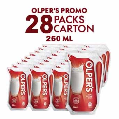 Olpers Full Cream Milk 250ml Ecolean 28 PCs