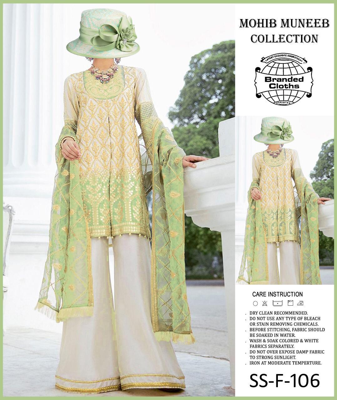 MOHIB MUNEEB LUXURY LAWN 3PCS