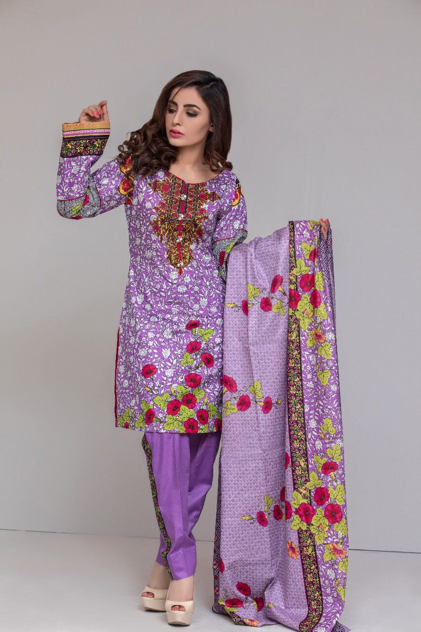 Unstitched Sahil Printed Vol 4 Suit
