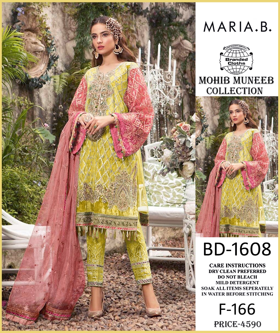MARIA.B LAWN FULL FRONT EMBROIDERED