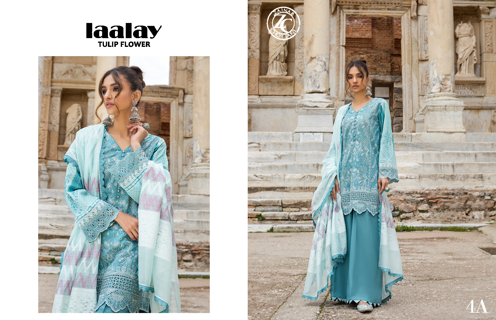 ZAINAB CHOTTANI - Luxury Chikankari LAALAY-4A