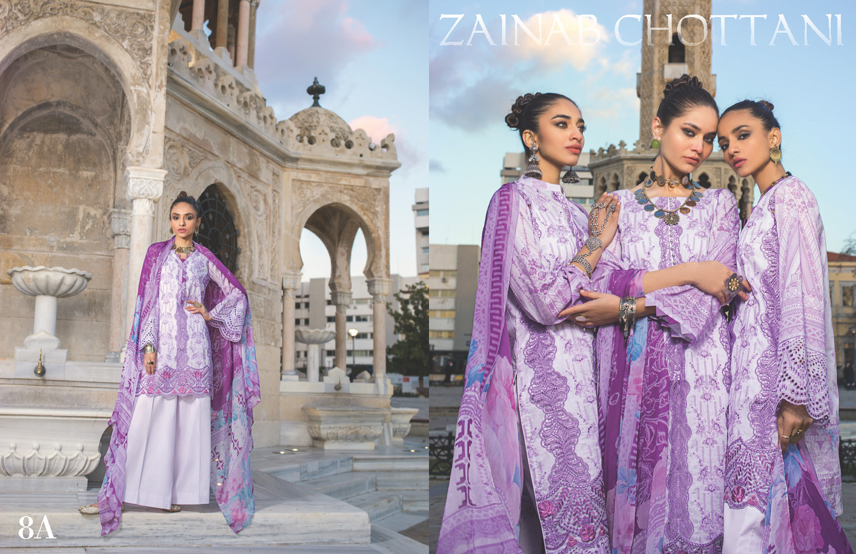 ZAINAB CHOTTANI - Luxury Chikankari FERIHA-8A