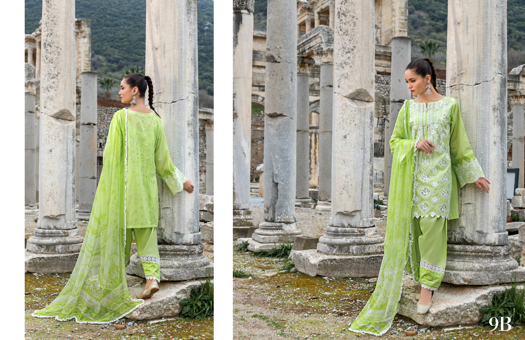 ZAINAB CHOTTANI - Luxury Chikankari NURAY-9B