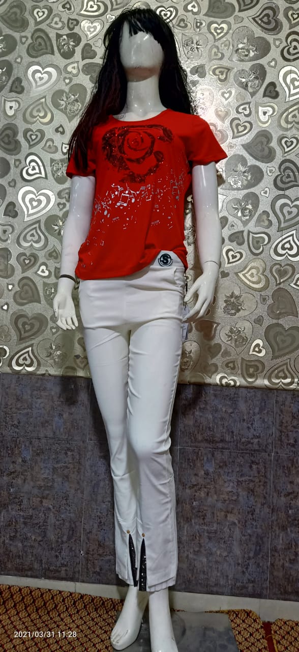 LADIES SHIRT AND TROUSER