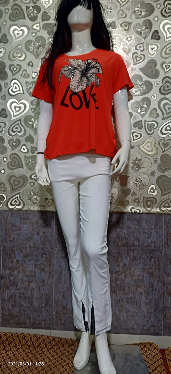 LADIES SHIRT AND TROUSER