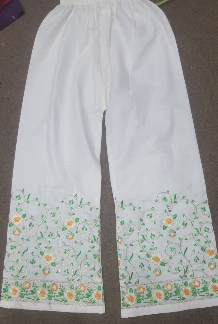 Embroidered Trouser