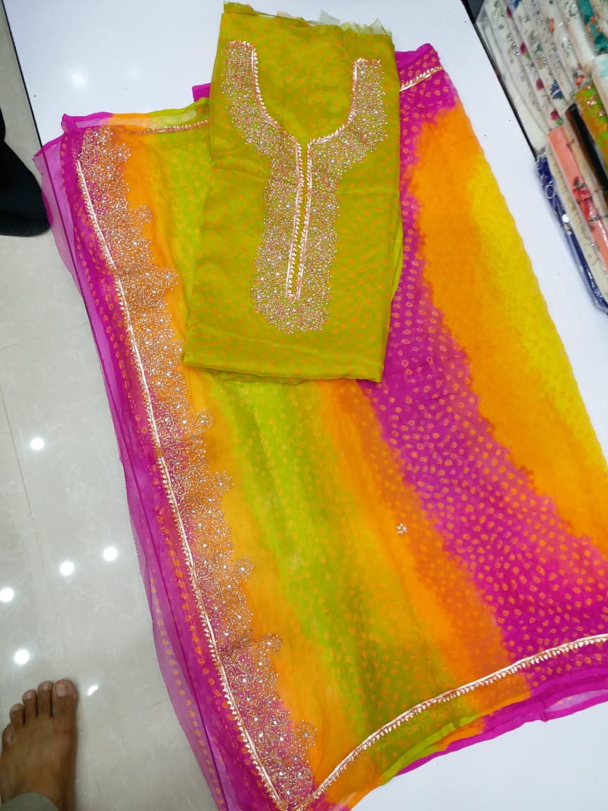 Gota Dress For Mehndi