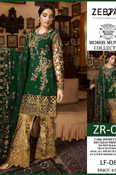 ZEBTAN LINEN FULL FRONT EMBROIDERED