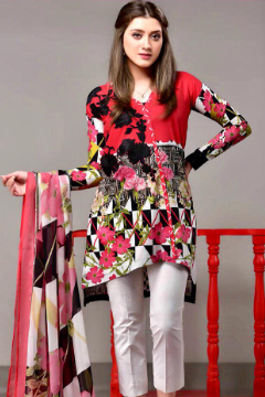 ETHNIC LINEN With PRINTED WOOLEN SHAWL