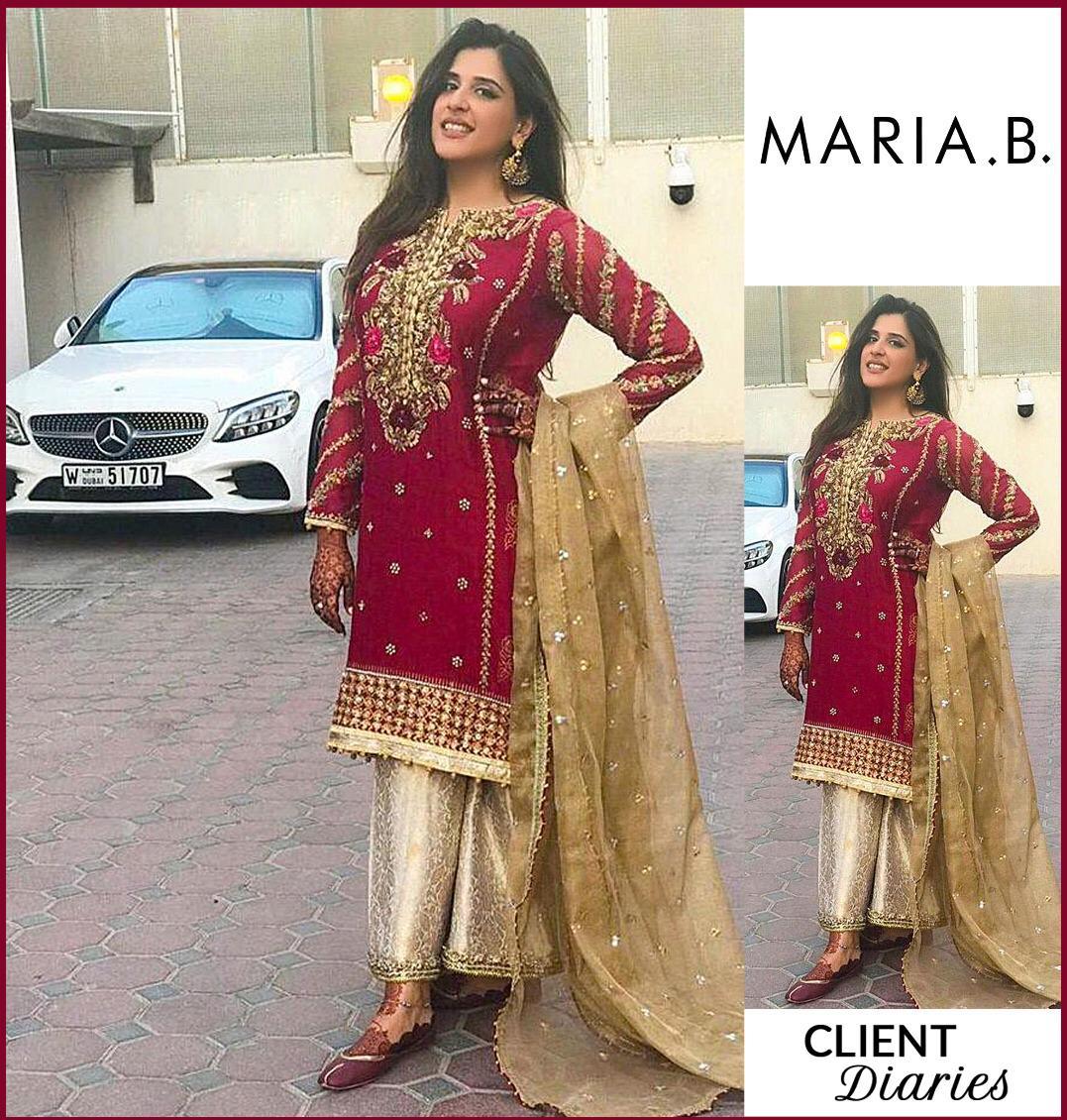 MARIA.B LINEN HEAVY GALA EMBROIDERED WITH PRINTED WOOL SHAWL