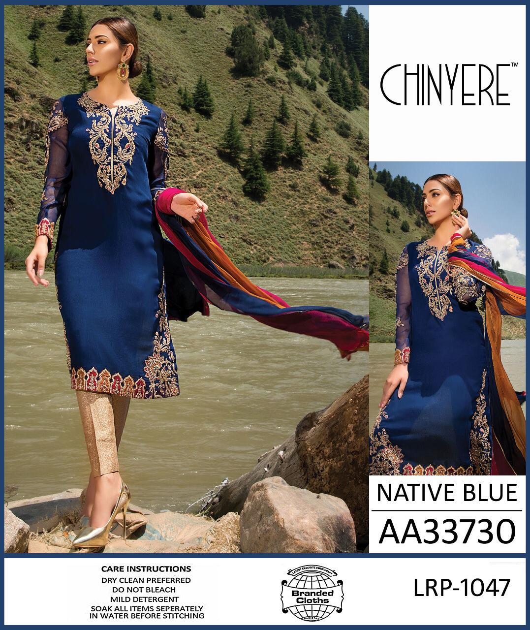 Chinyere - Linen With Printed Wool Shawl