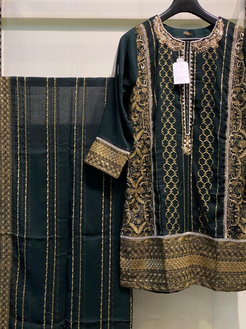 AGHA NOOR - CHIFFON KURTIS (STITCHED)