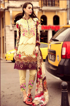 Raj Bari - Linen 3 Pcs