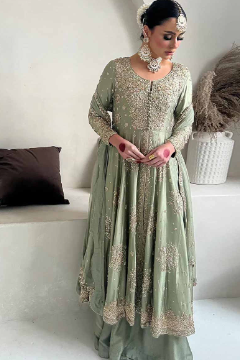 Crimson Saira Shakira - Chiffon  3pc