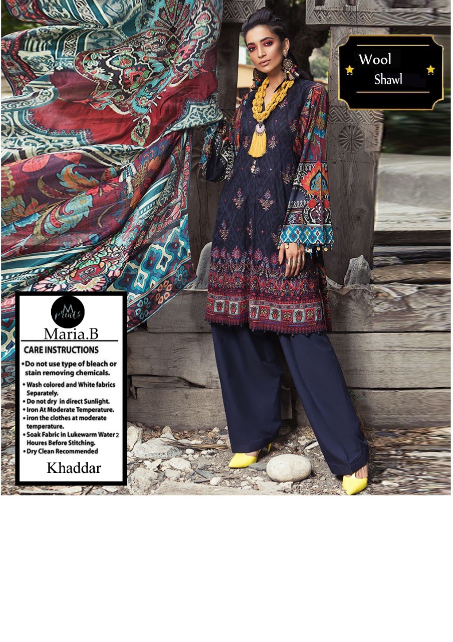 Maria B - Khaddar 3 Pcs