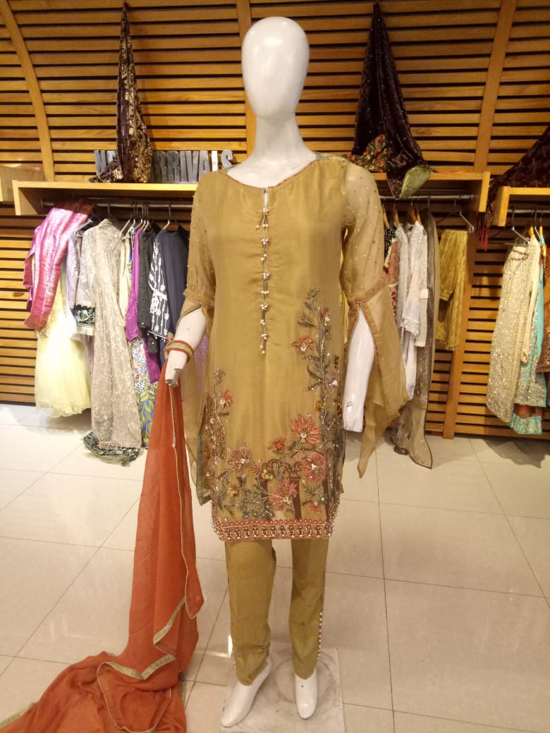 Stitched Brand Original Chiffon 3pcs