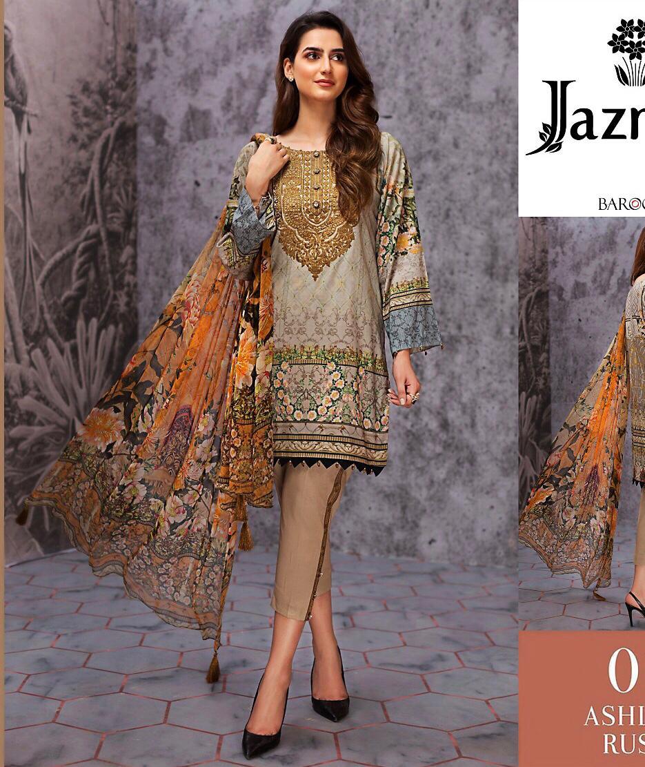 Jazmine - Lawn 3 Pcs