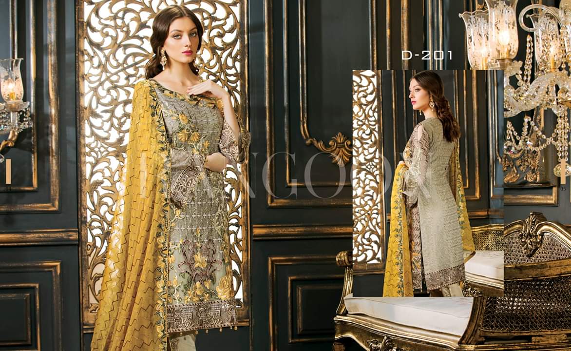 Rangoon - Chiffon 3 Pcs