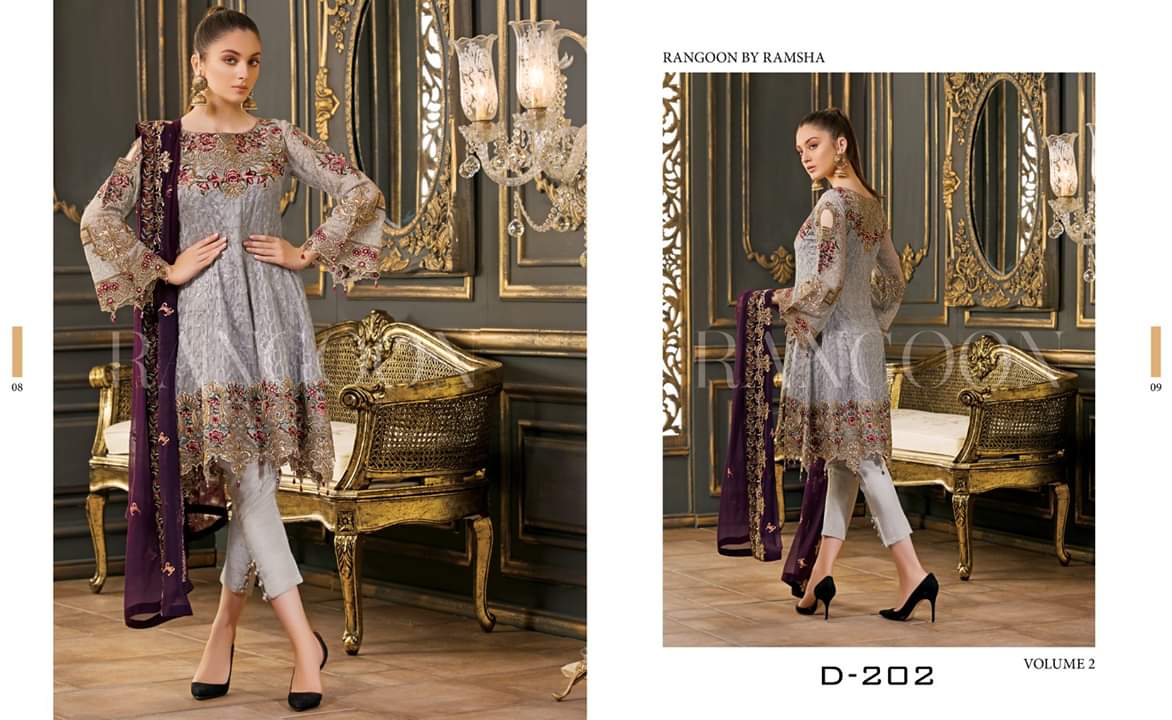 Rangoon - Brand Original - Chiffon 3 Pcs