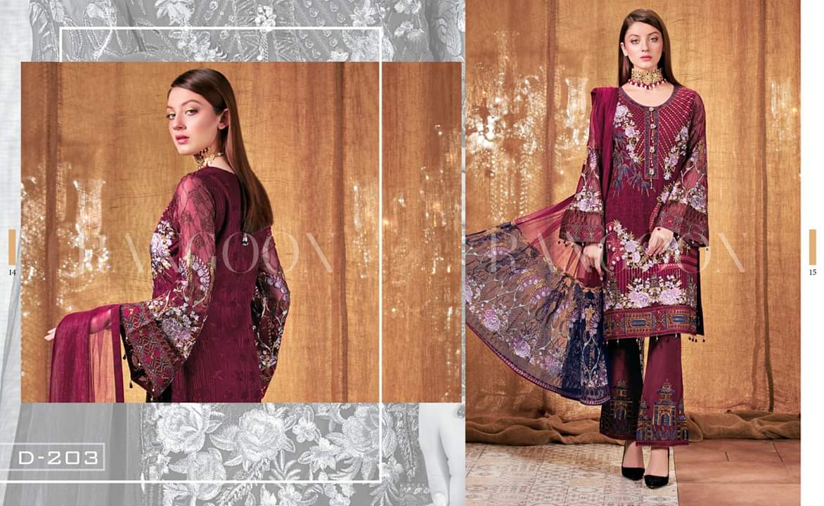 Rangoon - Brand Original - Chiffon 3 Pcs