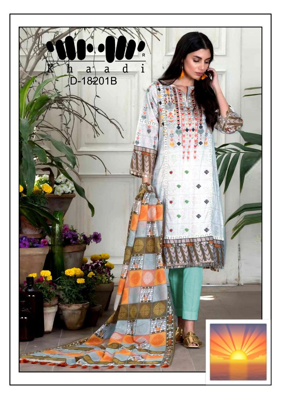 Khaadi- Lawn 3 Pcs