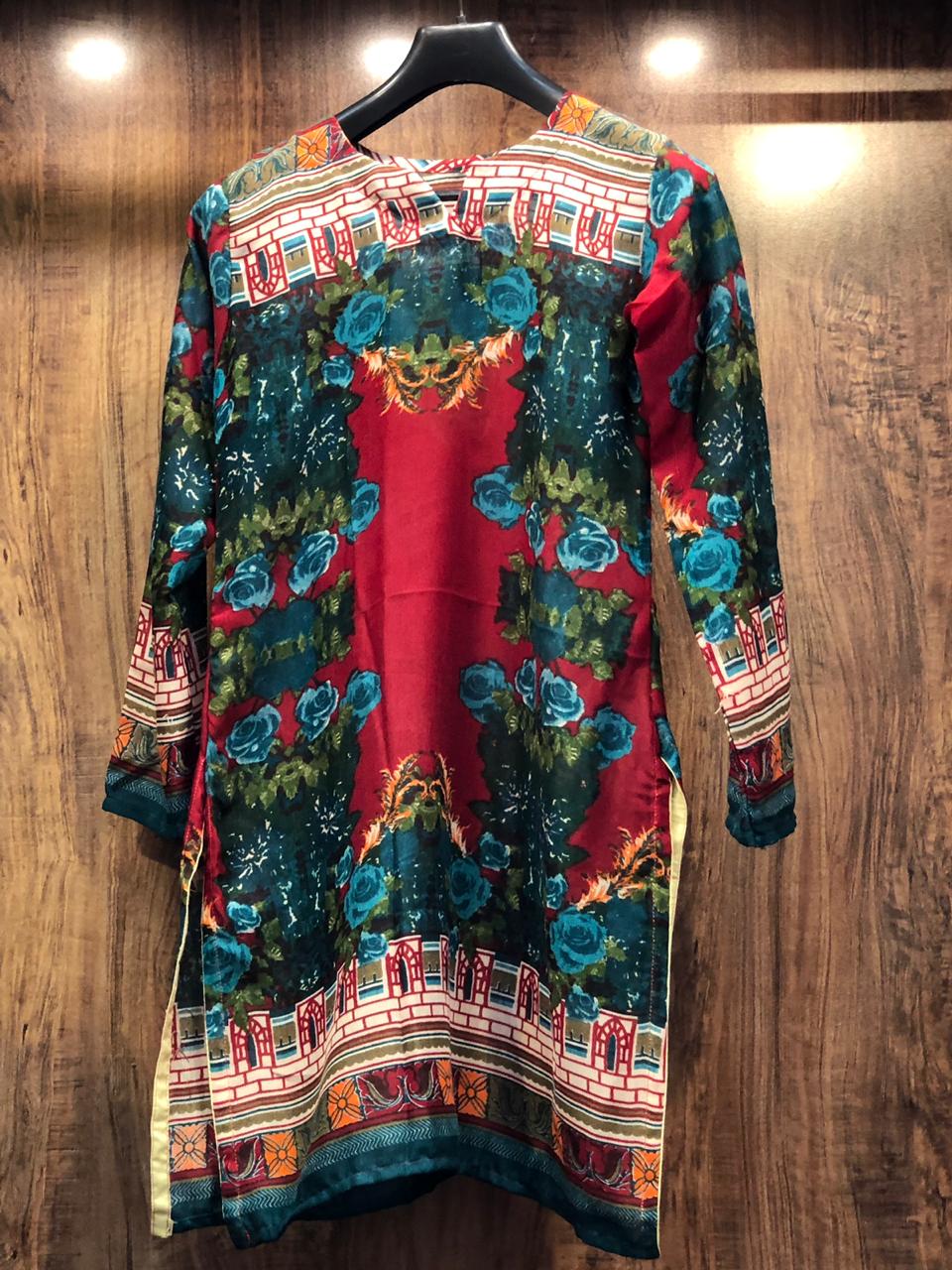 STITCH SHIRTS WOOLEN PRINTED