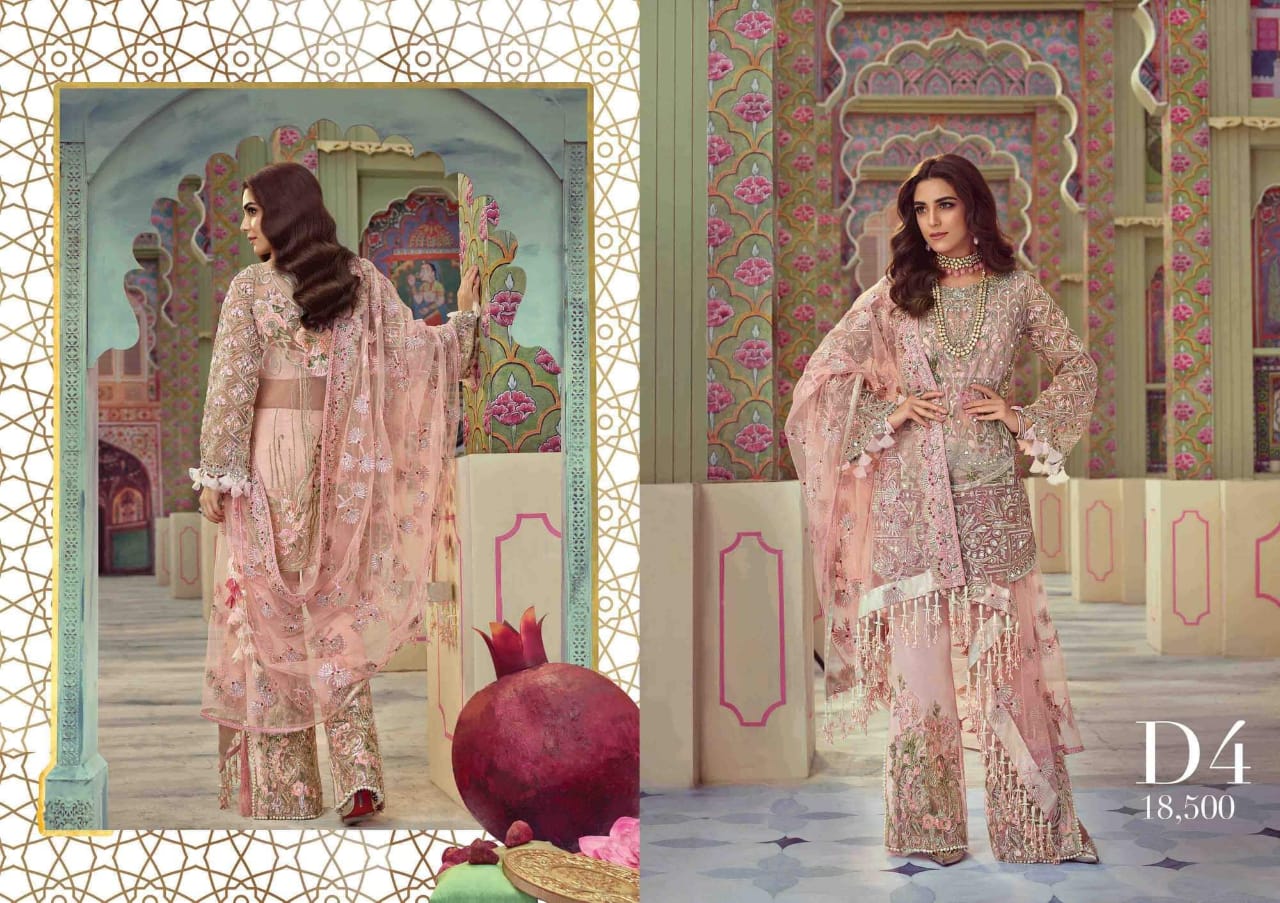 Crimson - Chiffon 3 Pcs
