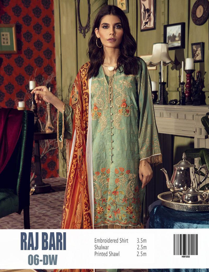 Raj Bari - Lawn 3 Pcs