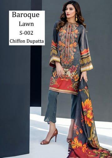 Baroque - Lawn 3 Pcs