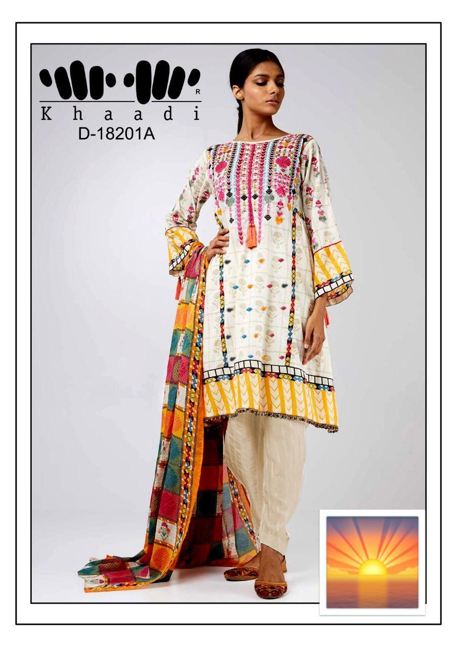 Khaadi - Lawn 3 Pcs