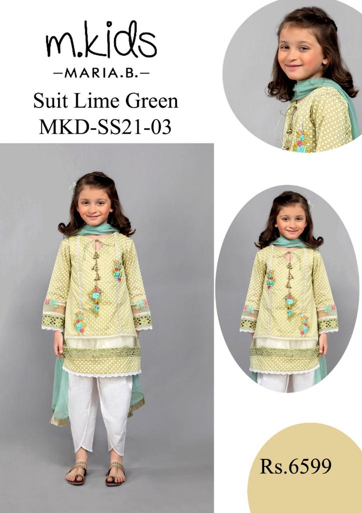 M.Kids Maria B - Lime Green - MKD-SS21-03