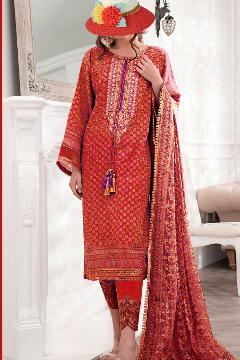 MUHIB MUNIR - LUXURY LAWN 3PCS