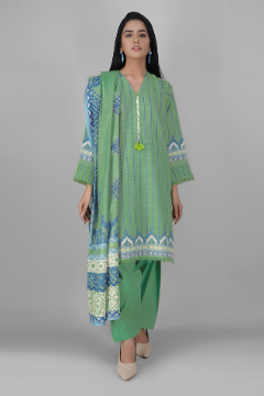 Light Khaddar Full Suit