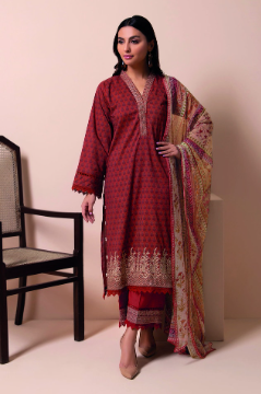 Fabrics 3 Piece Suit |Top Bottoms Dupatta